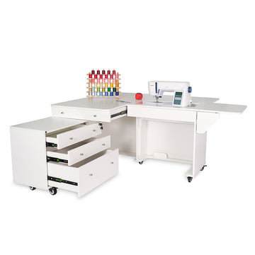 Kangaroo & Joey Sewing Cabinet - Ash White Alternative View #5