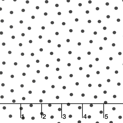 Lightbox - Polka Dots White Yardage