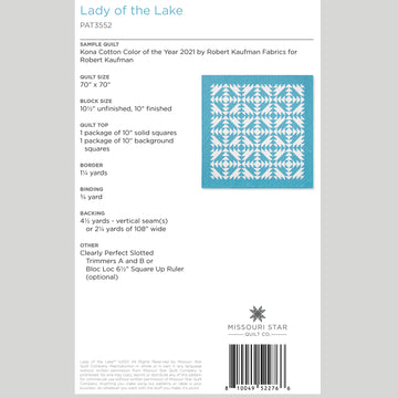 Digital Download - Lady of the Lake Quilt Pattern by Missouri Star Alternative View #1