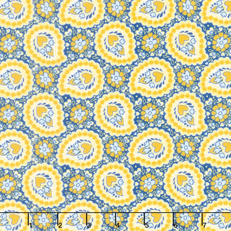 Sunflowers in my Heart - Provence Ocean Yardage
