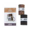 Walk, Don't Run Key Fob Kit - Snake Cork & Black Pebble Faux Leather Alternative View #1