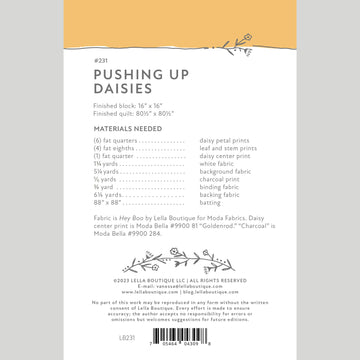 Digital Download - Pushing Up Daisies Quilt Pattern Alternative View #1