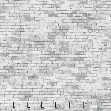 Naturescapes - Gray Brick Mid Gray Yardage Primary Image