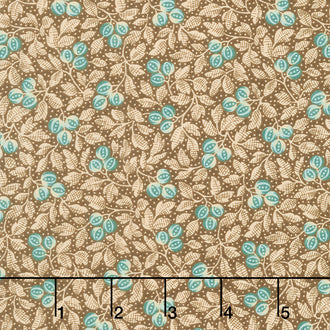 Primrose - Botanical Beauty Coffee Yardage