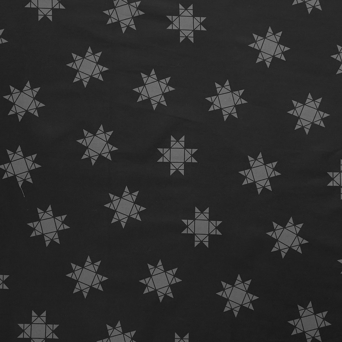 Missouri Star Quilt Backs - Tossed Missouri Star Black 110" Wide Backing Primary Image