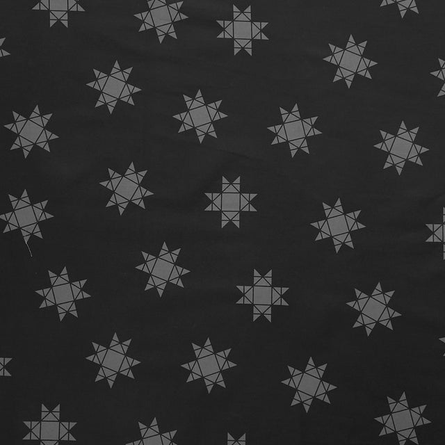 Missouri Star Quilt Backs - Tossed Missouri Star Black 110" Wide Backing Primary Image