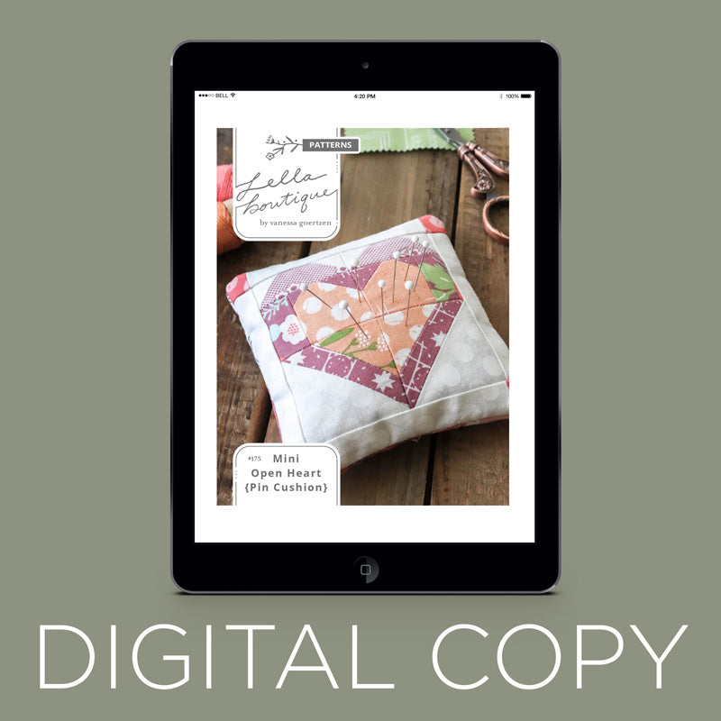 Digital Download - Mini Open Heart Pincushion Primary Image
