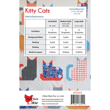 Digital Download - Kitty Cats Quilt Pattern Alternative View #1