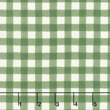 Happiness Blooms - Gingham Moss 108" Quilt Backing Primary Image