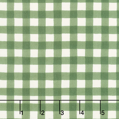 Happiness Blooms - Gingham Moss 108" Quilt Backing
