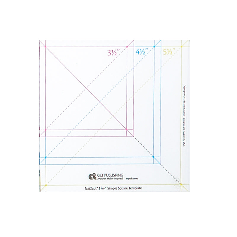 fast2cut 3-in-1 Simple Square Template Primary Image