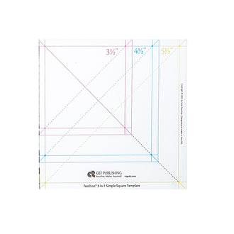 fast2cut 3-in-1 Simple Square Template