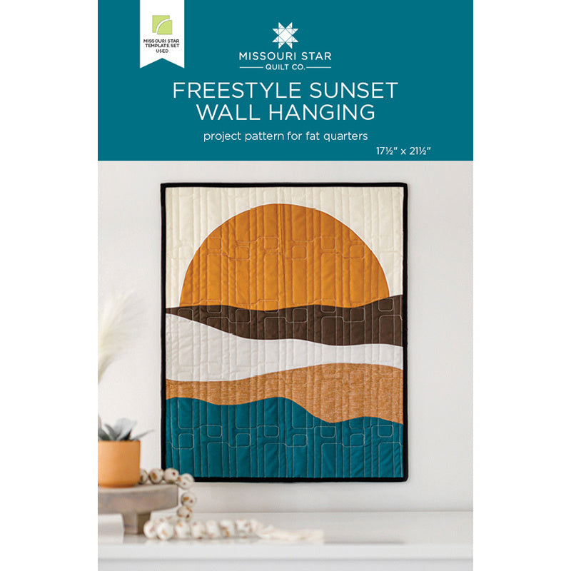 Freestyle Sunset Wall Hanging Pattern by Missouri Star Primary Image