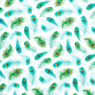 Promenade - Quills White Yardage