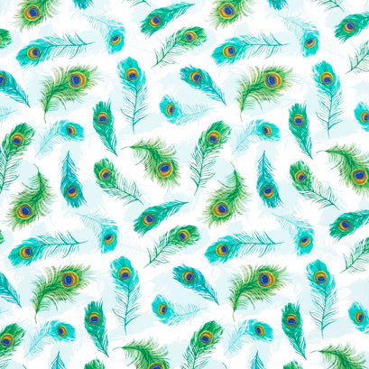 Promenade - Quills White Yardage