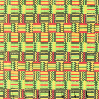 African Sunset - African Code Multi Metallic Yardage