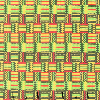 African Sunset - African Code Multi Metallic Yardage