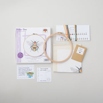 Pollen Bee Embroidery Kit Alternative View #1