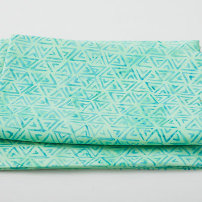 Adore Baliscapes Batiks - Angles Mint 2 Yard Cut