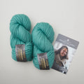 Crescent Hill Shawl Knit Kit - Malachite Green