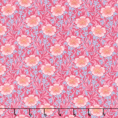 Hibernation - Winterrose Hibiscus Yardage