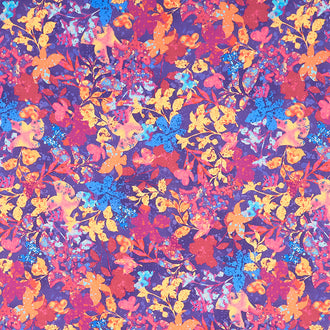 Leaflet - Sprigs Violet Yardage