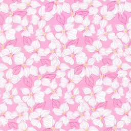 Wandering - Daydream Blossom Pink Yardage Primary Image