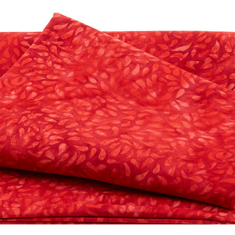 Color Pop Batiks - Tossed Seeds Red Candy 2 Yard Cut