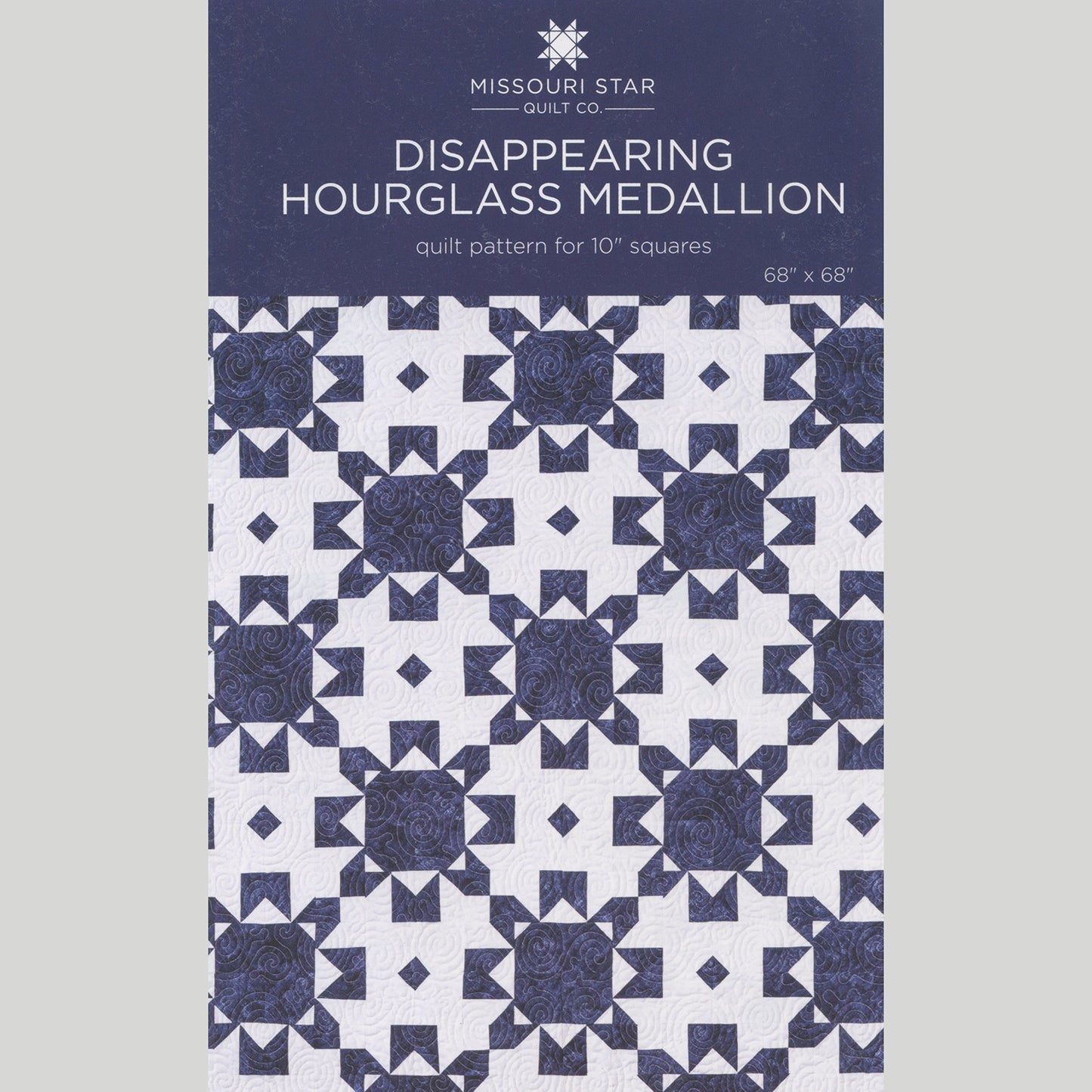 Missouri Star Kona Cotton Solid 2024 Color of the Year Disappearing Hourglass Medallion Quilt Kit Alternative View #3