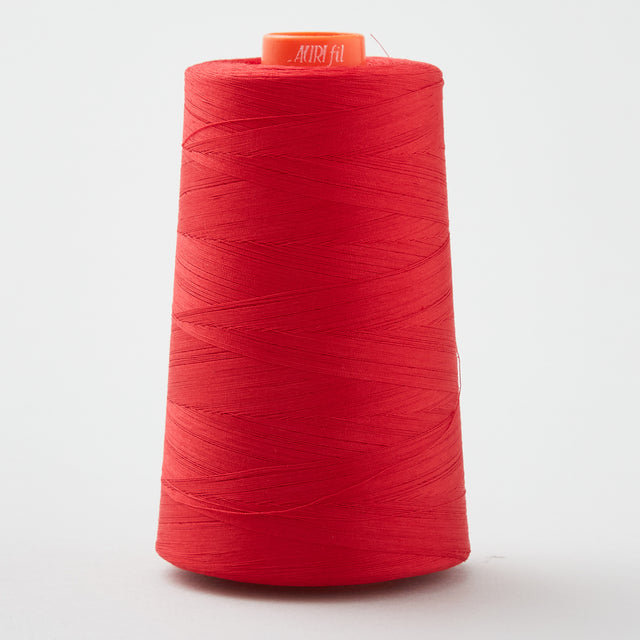 AURIfil 50 WT Cotton Mako Cone Thread Red Primary Image
