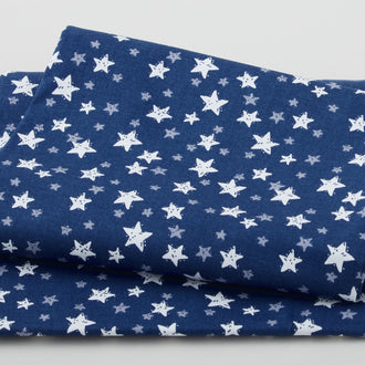 Goodnight Stars - Navy 2 Yard Cut