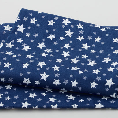 Goodnight Stars - Navy 2 Yard Cut