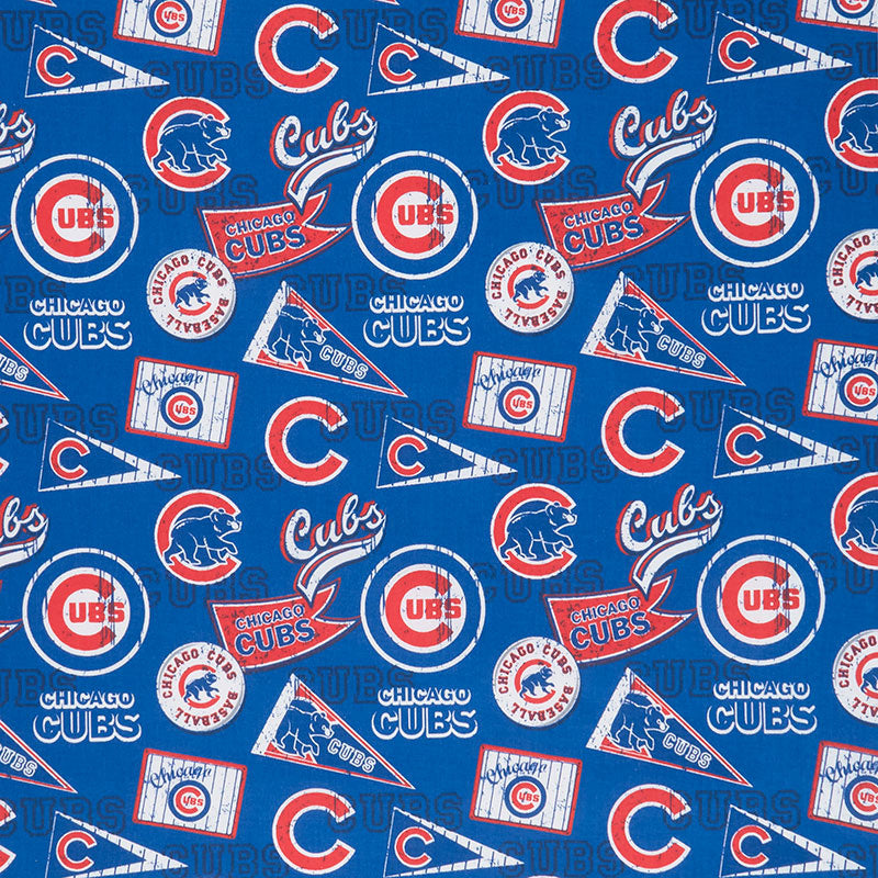 MLB - Chicago Cubs Blue Red Yardage Primary Image