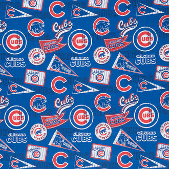MLB - Chicago Cubs Blue Red Yardage