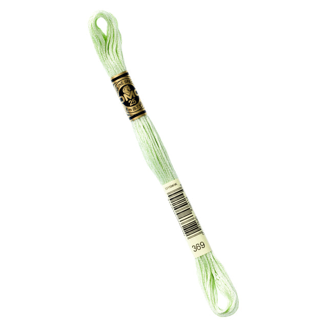 DMC Embroidery Floss - 369 Very Light Pistachio Green Primary Image