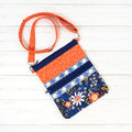 Caitlyn Crossbody Tote Bag Kit - Zippity-Do-Done™ Navy Primary Image