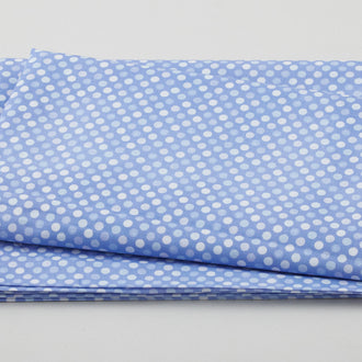 Avo Great Day - Avocado Dots Blue 2 Yard Cut