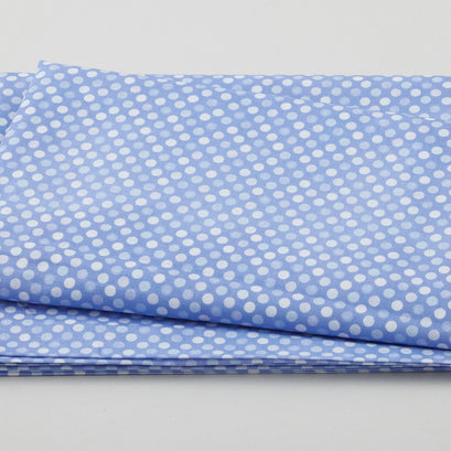 Avo Great Day - Avocado Dots Blue 2 Yard Cut