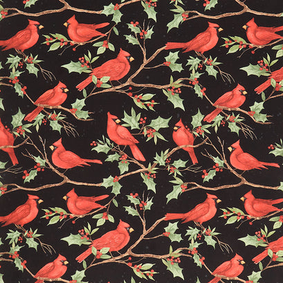 Medley in Red - Large Cardinals Black Yardage