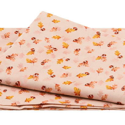 Autumn Day - Leaves & Acorns Tan 2 Yard Cut