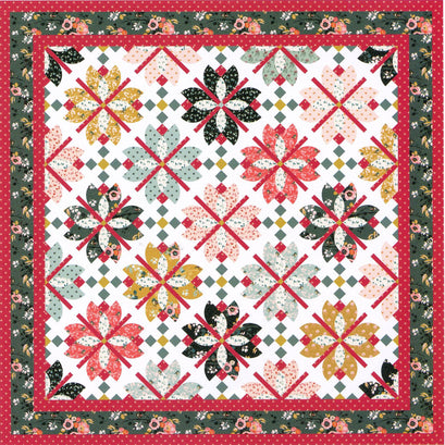 Flowers Through the Lattice Quilt Kit