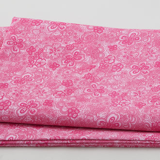 Isadora - Tonal Floral Pink 108" Wide 3 Yard Cut
