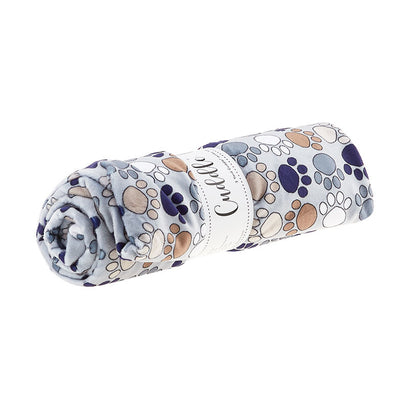 Cuddle® Digital Print - Paw-some Steel 2 Yard Cut