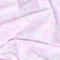 Fairy Dust - Glitter Dots & Stars Pink Yardage