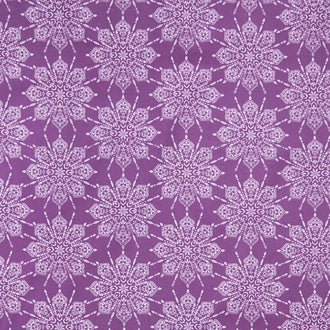 Floralicious - Medallion Purple Yardage