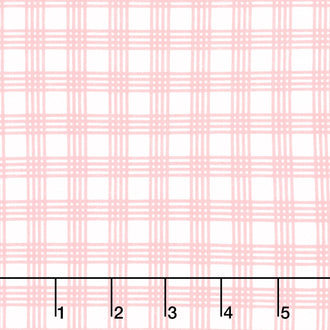 Lovestruck - Sensible Plaid Blush Yardage