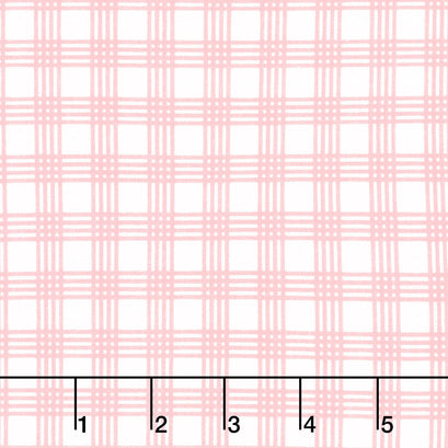 Lovestruck - Sensible Plaid Blush Yardage
