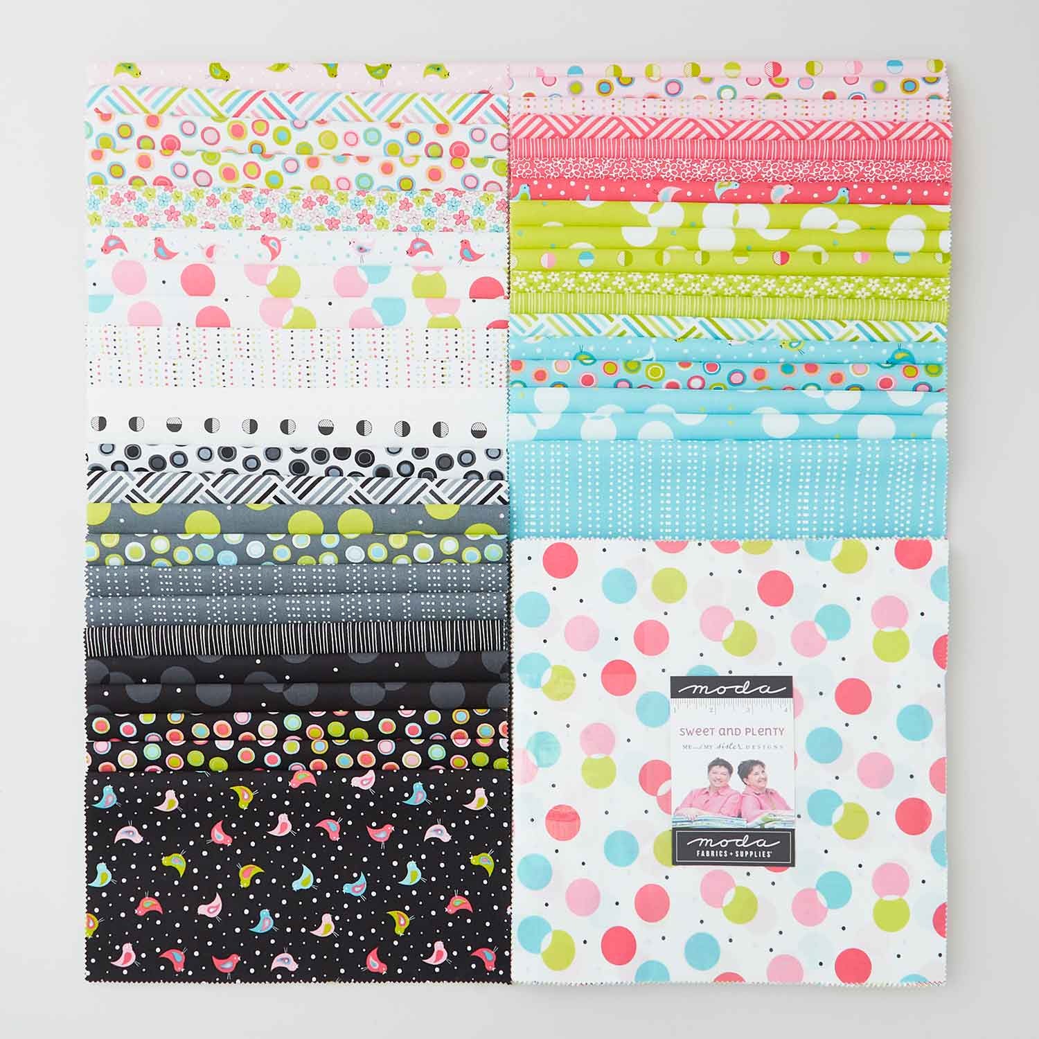  Spring Floral Fabric Squares 10x10, Layer Cake Fabric For  Quilting 10 Inch, Precut Fabric For Quilting Patchwork Crafting Green Pink
