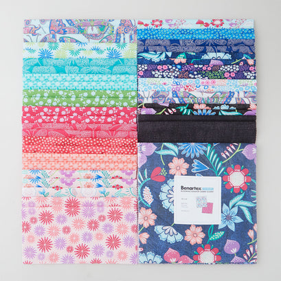 Blooming Denim Favorites 10" Squares