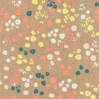 Riverbend - Flowers Nutmeg Yardage